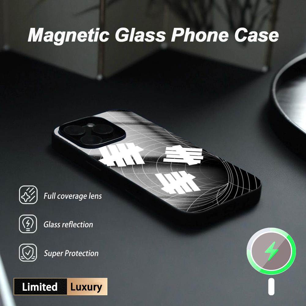 Magnetic Phone Case - เคสโทรศัพท์ลายโลโก้ Undefeated สุดเท่สไตล์ฮิปฮอป สำหรับ iPhone17 Air