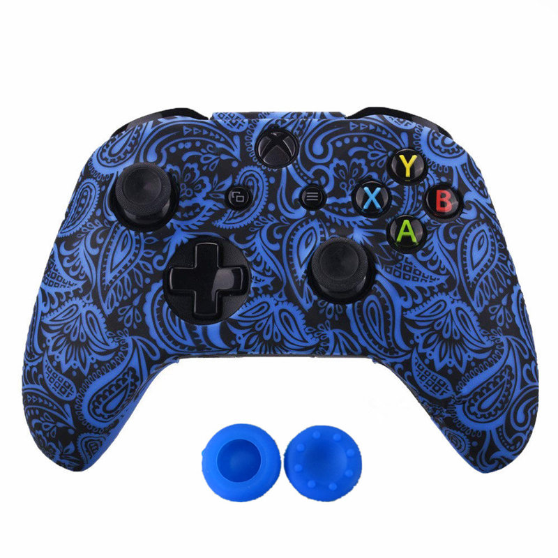 Gaming Controller Phone - ใหม่ซิลิโคนเคสซิลิโคนกันกระแทกเกมแพดสำหรับ Xbox หนึ่งตัวป้องกันตัวควบคุมที่บางเฉียบลายพรางจอยสติ๊กสำหรับ xboxones
