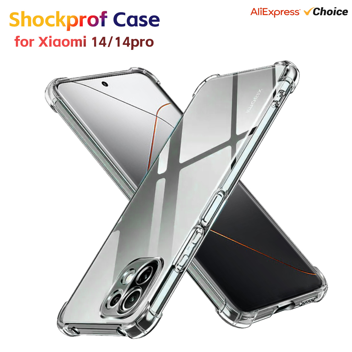 Phone Accessories Online Store - เคส TPU ใสสำหรับ Xiaomi 14 Pro