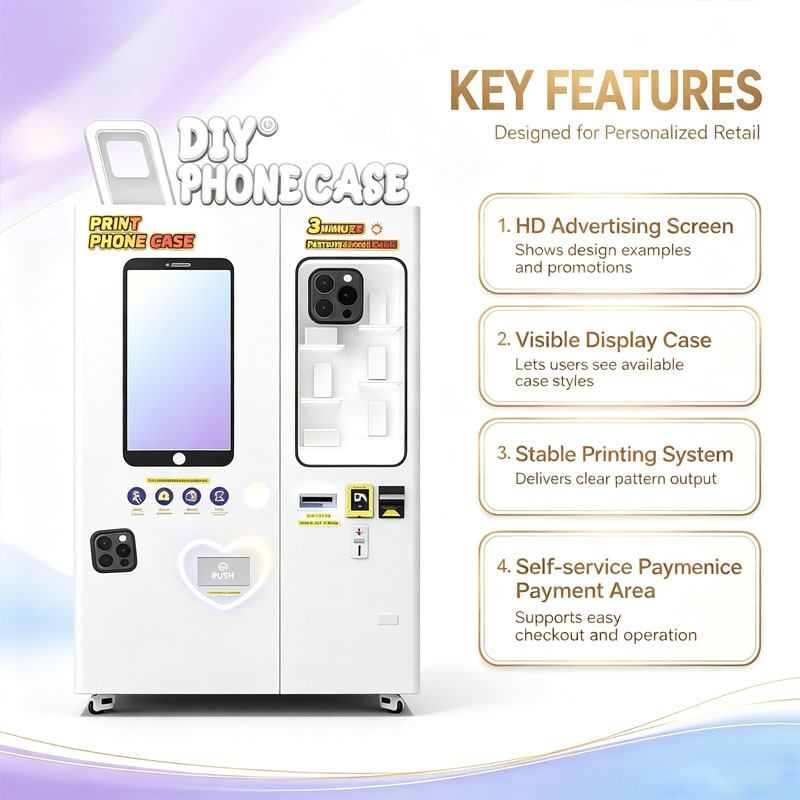 เครื่องจำหน่ายเคสโทรศัพท์แบบกำ - Phone Accessories Vending Machine บทวิจารณ์และราคา
