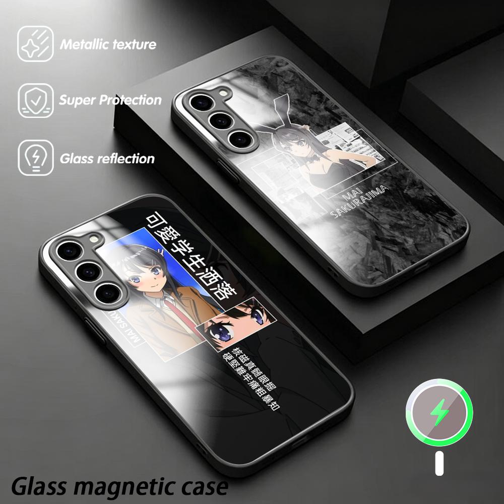 เคสโทรศัพท์ลายซากุระจิมะ ไม น่ - Magnetic Phone Case บทวิจารณ์และราคา
