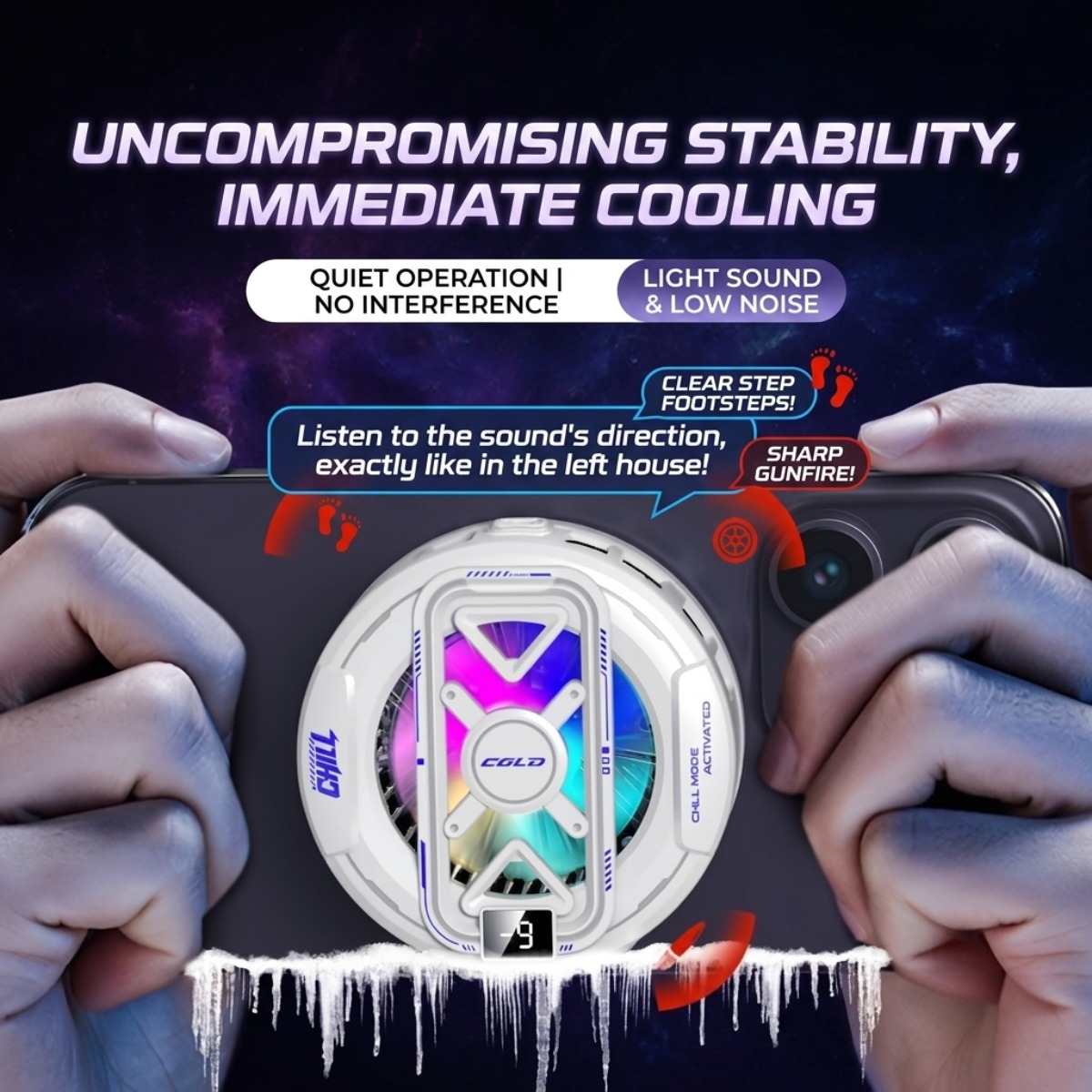K51 ตัวระบายความร้อนแม่เหล็กสำ - Gaming Controller Phone บทวิจารณ์และราคา