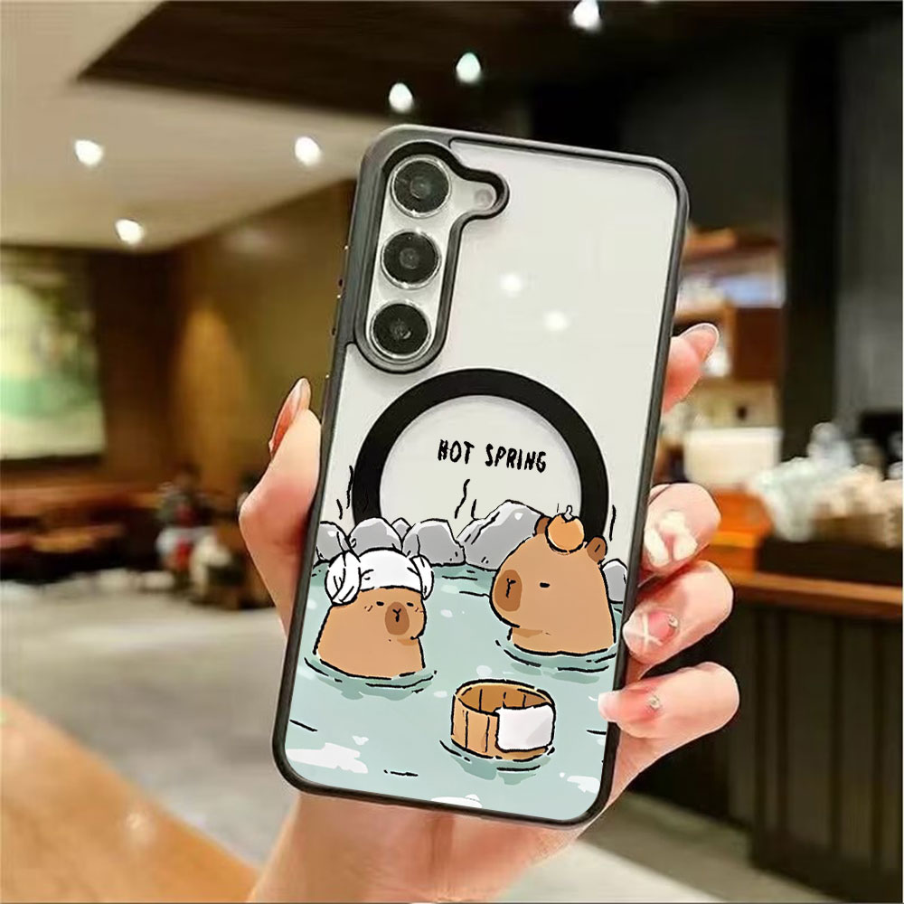 เคสโทรศัพท์แม่เหล็กใสลายคาปิบา - Magnetic Phone Case บทวิจารณ์และราคา