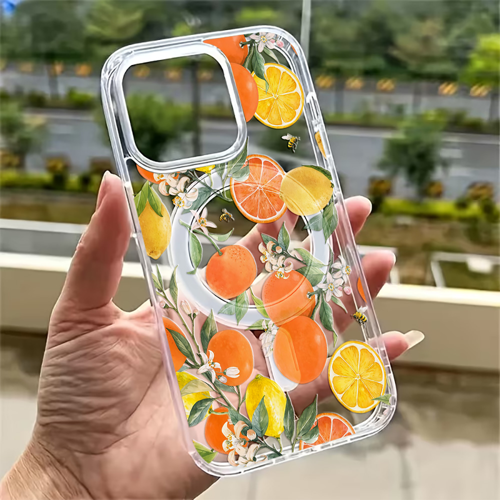 เคสโทรศัพท์ลายเลมอนฤดูร้อนสำหร - Magnetic Phone Case บทวิจารณ์และราคา